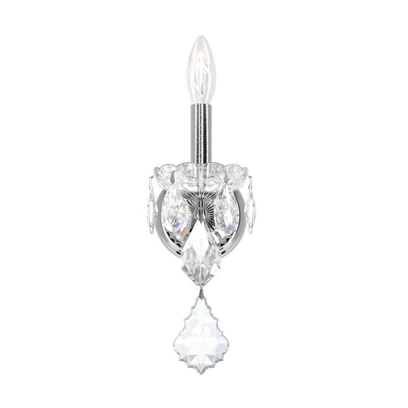 Century 1 - Light Candle Wall Light, Polished Silver