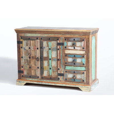 Croom 110cm Solid Wood Sideboard