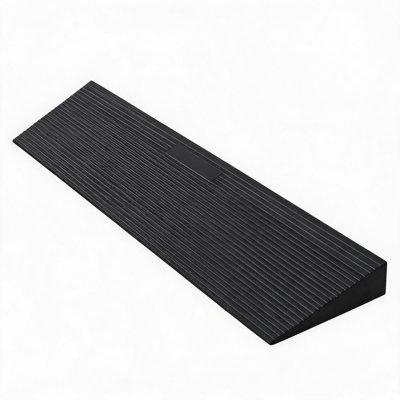 Non-Slip Rubber Threshold Ramp for Wheelchair, Rise Self-Adhesive Doorway Transition Strip, Indoor Outdoor Heavy Duty