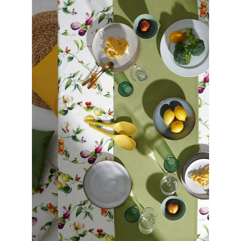 Floral Polyester Table Runner