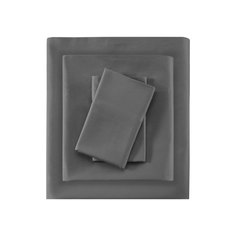 Gold Pima Cotton Sateen Split King Sheet Set