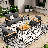 Aluminum Patio Conversation Set with Removable Cushions-593521845