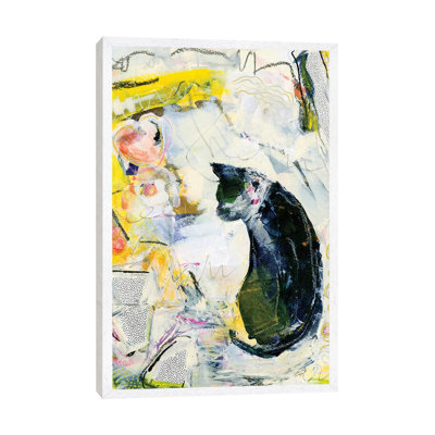 Black Cat 1 Piece Painting on Canvas