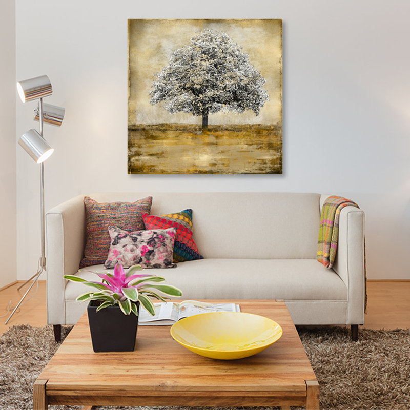« stately », impression sur toile, H 12 po x l 12 po x P 1,5 po, Pas de tapis, Toile tendue