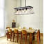 Lustre suspendu industriel 32 lumières 5 lumières - Cage en métal moderne | Luminaire suspendu réglable pour la salle à manger, la cuisine, le salon-753551383