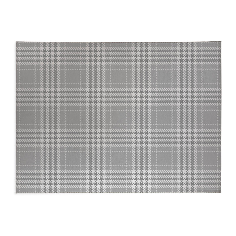 Christopher Plaid Non-Slip Outdoor Rug, Rectangle 5' x 7'