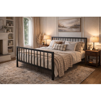 Cabida Metal Storage Bed