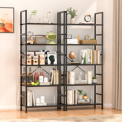 2-SET Storage Shelf, 5-Tier Bookcase