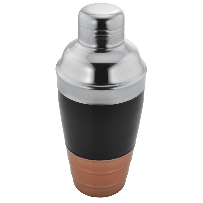 Stainless Steel Shaker, Black/Copper
