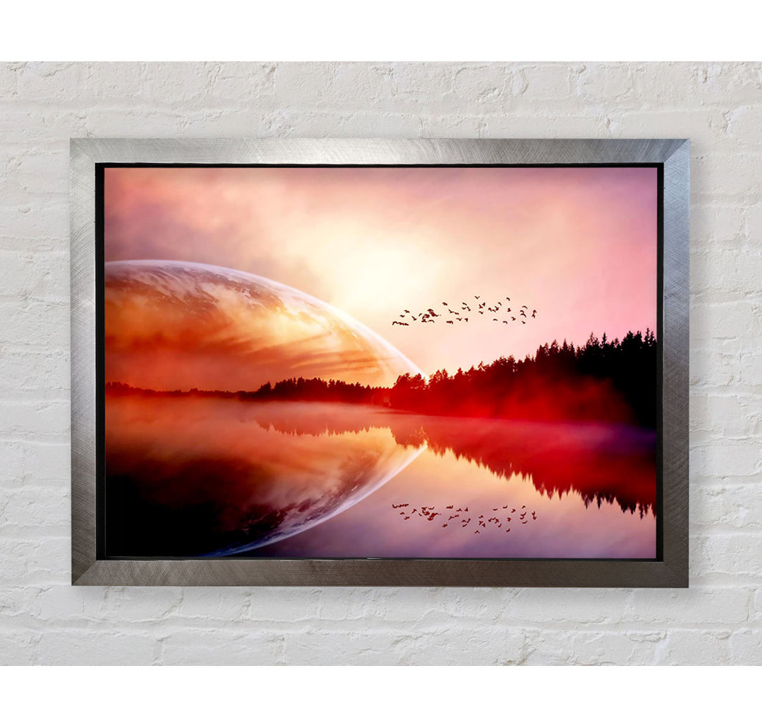 Amazing Sunrise Lake - Einzelner Bilderrahmen Kunstdrucke