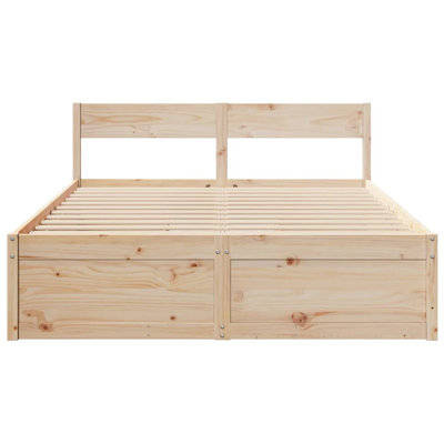 Arhum Solid Wood Bed