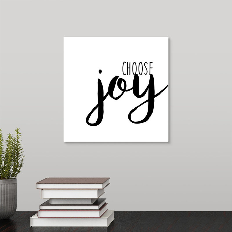 «Quotable I» par Anna Hamily, reproduction d'art textuel, Toile tendue, H 10 po x l 10 po x P 1,25 po