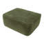 Repose-pieds moderne, grand repose-pieds compact en tissu vert pour la maison