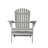 Outdoor Adirondack Chair Set Weather Resistant Solid Cedar Wood Foldable Patio Chair (Set of 2)-939147813