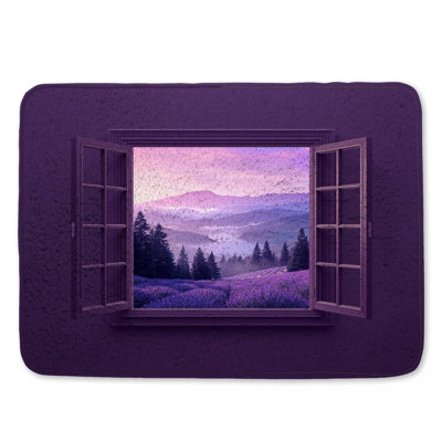 Tapis de bain Lavender Mountain View