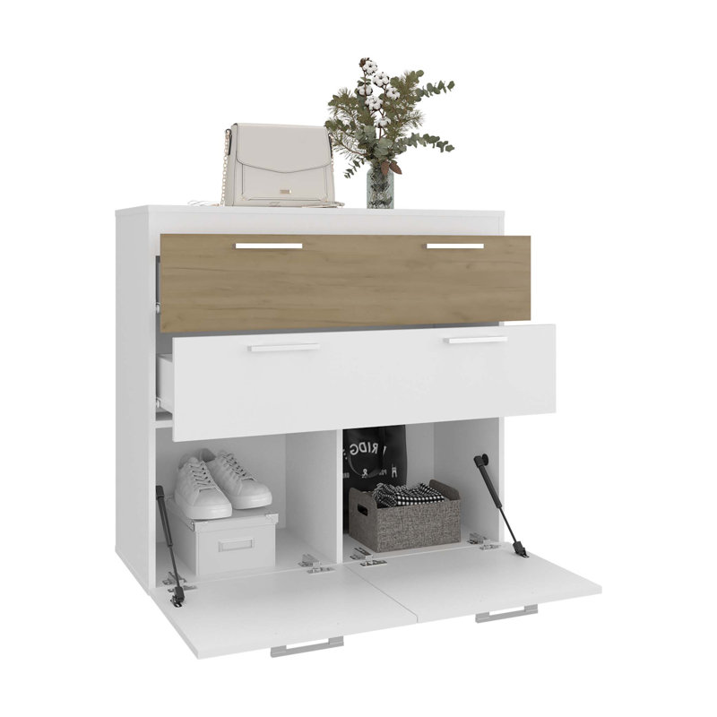 Commode Aldan avec rangement spacieux et fabrication durable, parfaite pour la décoration moderne et contemporaine.