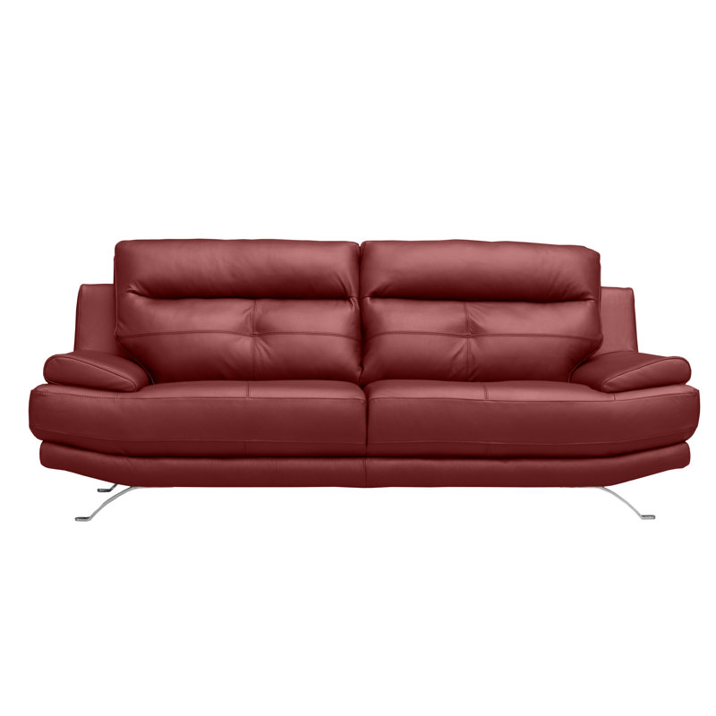 London 2 Seater Sofa Wider Seat Width, Red