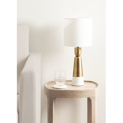 Ceallach Modern Hourglass Bedside Table Lamp