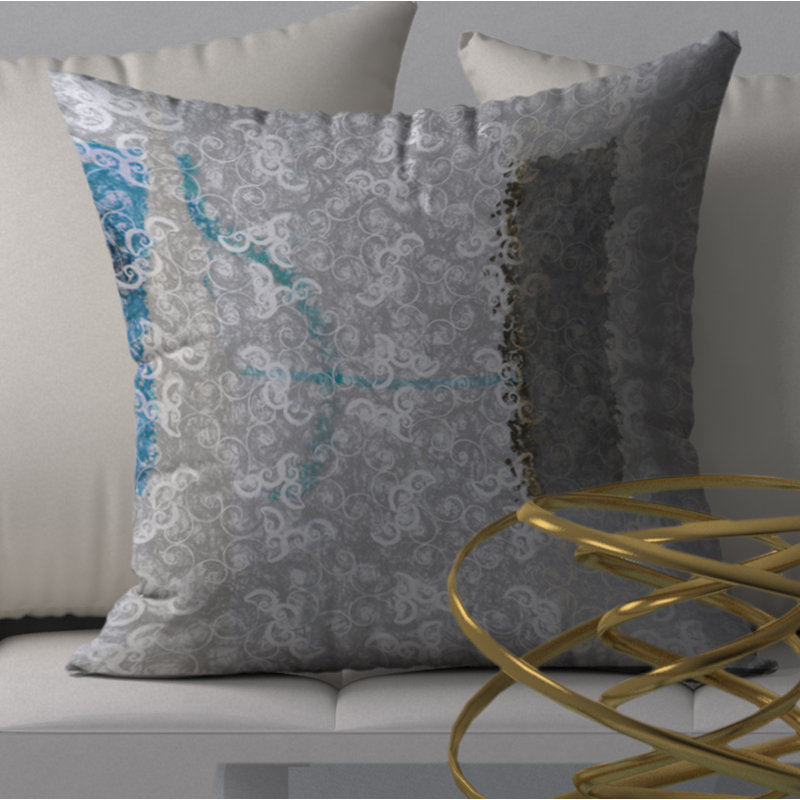 Housse de coussin carrée à choix d’alerte/insert, H 24 po x l 24 po