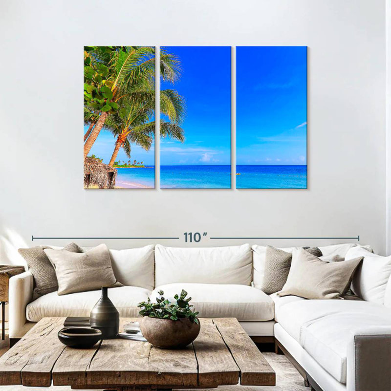 Gillard Montego Beach Scenery, 48" H x 74" W