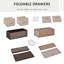 58 cm W Chest of 4 Drawers