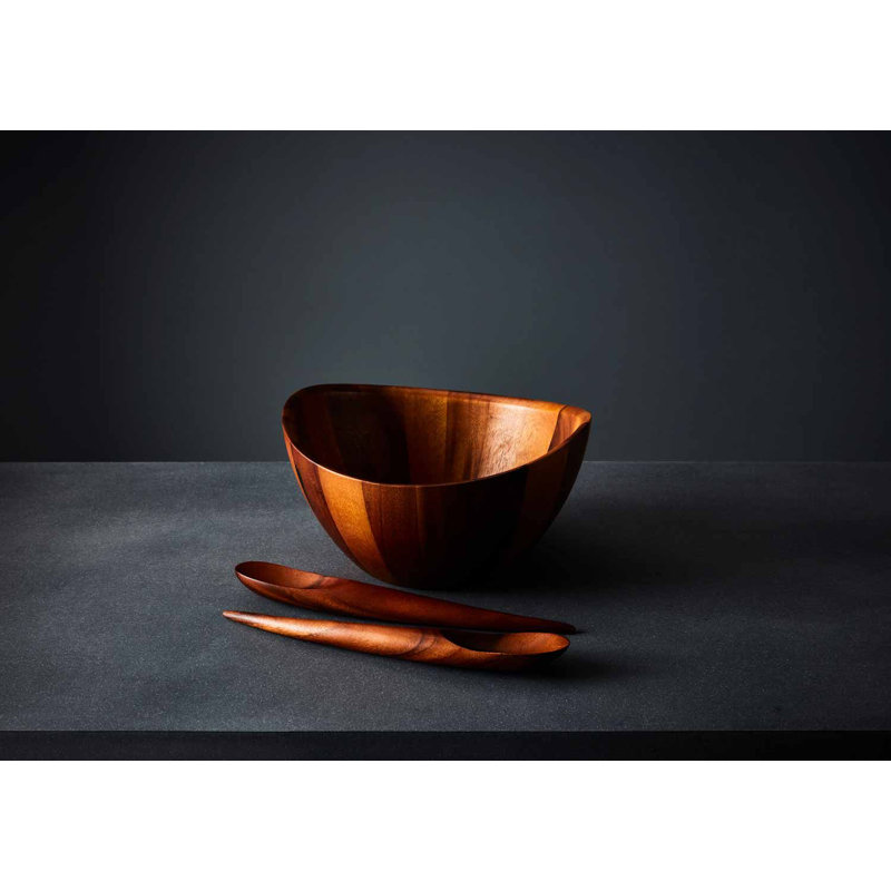 Nambe Harmony 3-Piece Salad Set