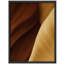 «Abstract Canyon», reproduction d'art encadrée géométrique de ton moderne pour décoration de chambre ou de bureau-119068116-119068115