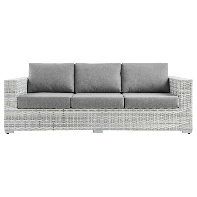 Convene Outdoor Patio Sofa, Gray
