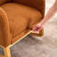Chaise berçante d'intérieur, chaise berçante rembourrée, chaise berçante d'intérieur, chaise berçante avec repose-pieds-556794755