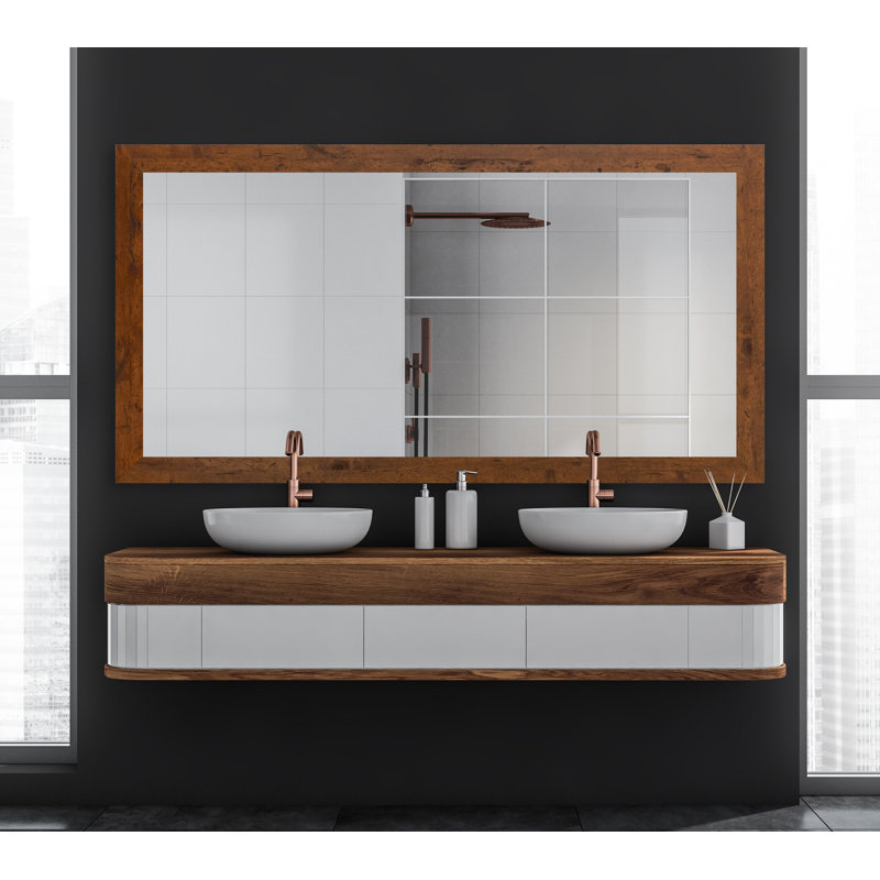 Miroir décoratif Laqueta, H 53,5 po x l 35 po