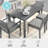 Martha Stewart Bedford All-Weather Patio Set With 62" Table And 6 Stackable Dining Chairs-109713934