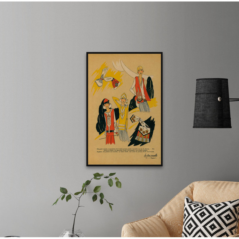 «Southwest Flair - Floater Frame», reproduction d'impression sur toile, H 60 po x l 40po x P 1,5 po