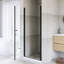 32-33 3/8 "Porte de douche pivotante sans cadre-114657527