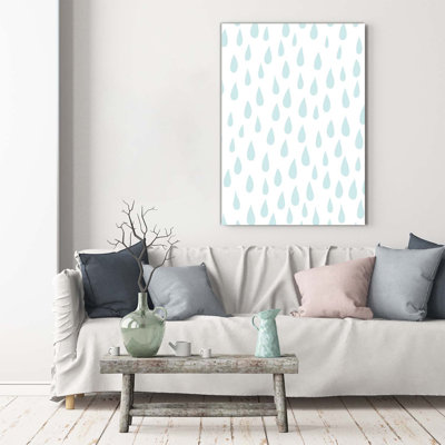 Droplets - Wrapped Canvas Print