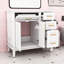 Meuble-lavabo chic 36 po avec lavabo en céramique, armoire à fermeture douce et 4 tiroirs-1580771999