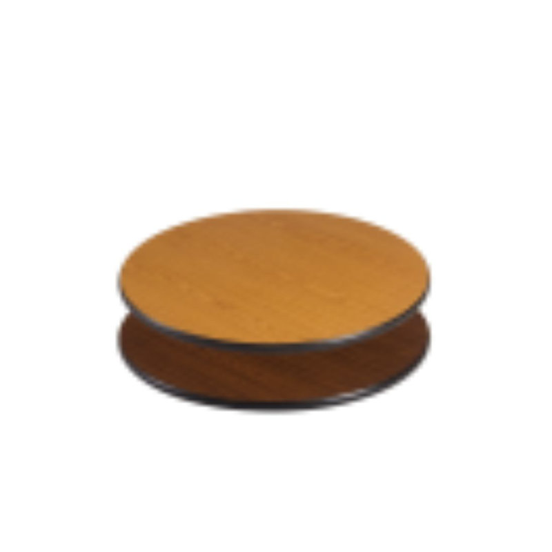 Plateau de table réversible, Chêne / Noyer, 24 po