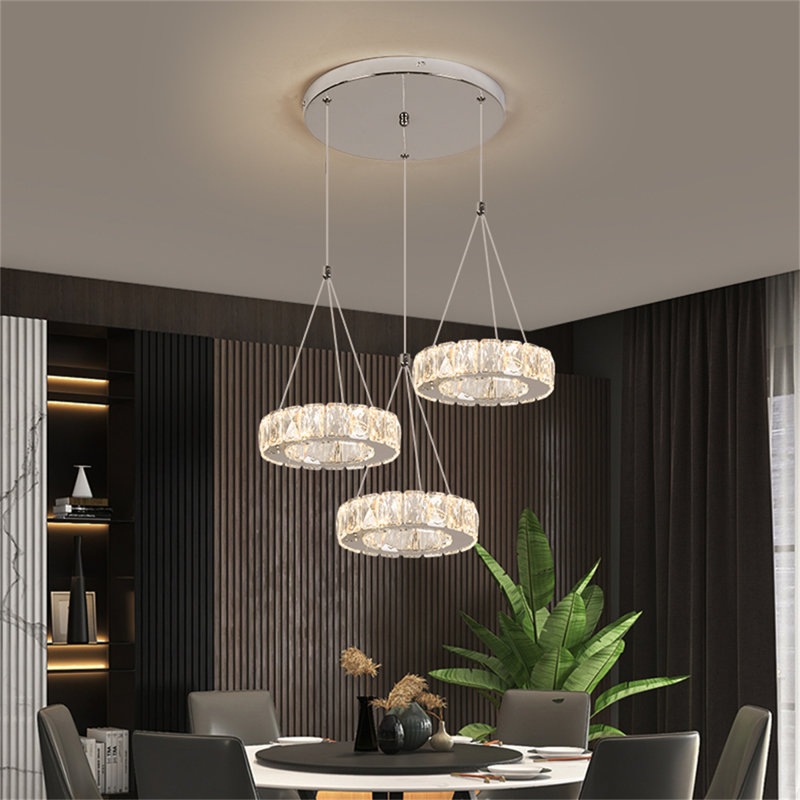 3 - Light LED Chandelier