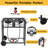 Double 18QT Deep Fryer Cart