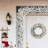 Ernberg 9ft Flocked Christmas Garland with LED Lights with Timer
