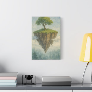 Aaroon Single Picture Frame Print on Canvas