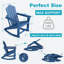 Chaise Adirondack pliante en PEHD-122610464