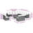 Vidaxl Garden Sofa Set Black