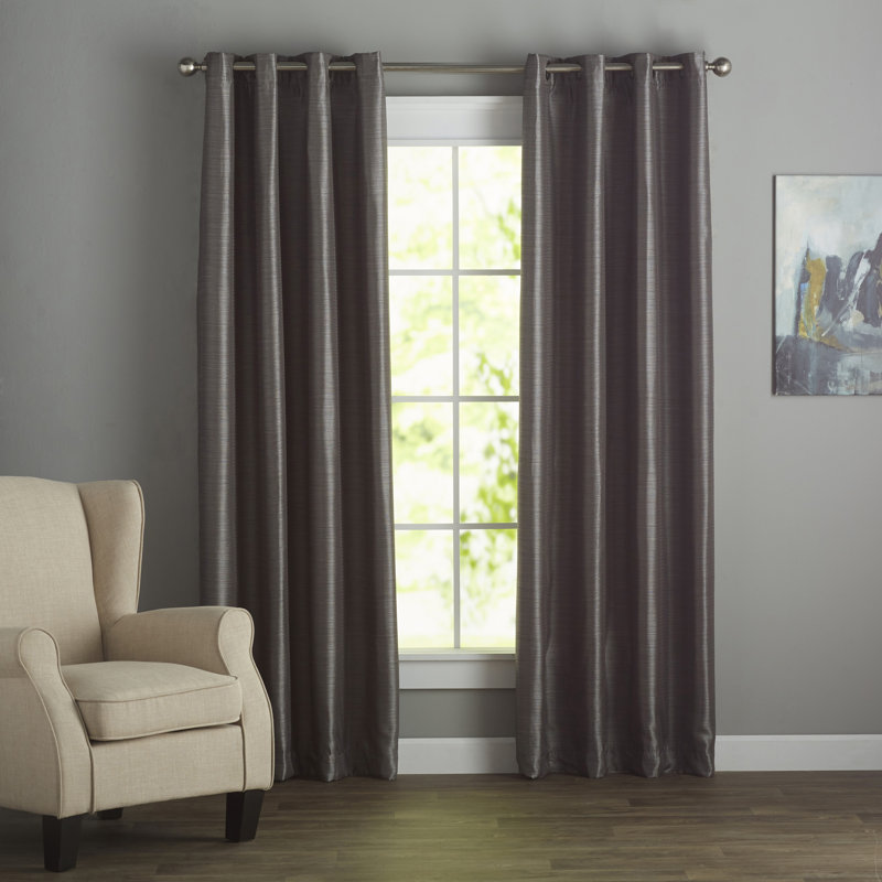 Bryson Blackout Curtain Single Panel, 52" W x 63" L, Blue