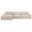 Canapé modulaire rembourré Cassidy Sand-1858220225