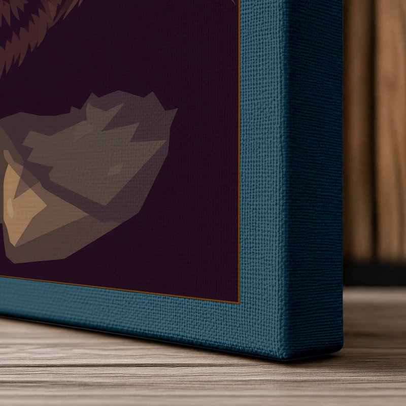 Print, 24x16 - 61.0 x 40.6 cm, Teal Border