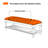 Modern Upholstered Wood Style Bedroom and Entryway Leather Long Bench