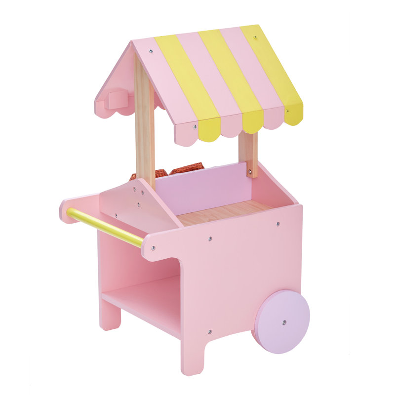 Olivia's Little World - Modern Nordic Princess Doll Pastry Cart With Fruit Boxes