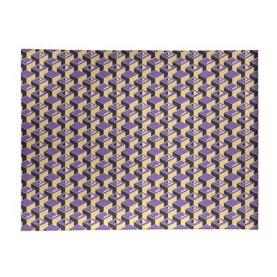 Chenille Geometric Indoor Rug