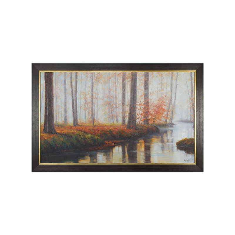 Autumn Creek Bank Print
