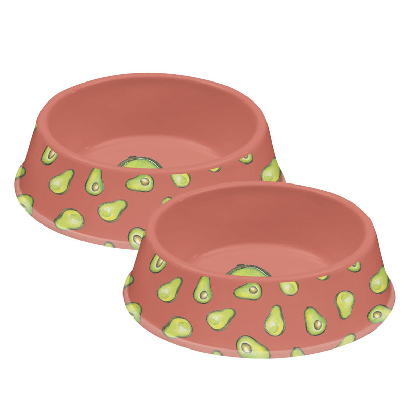 Bol amusant en mélamine avec avocat, Grand (6 tasses / 48 oz liquides), 2,8 po